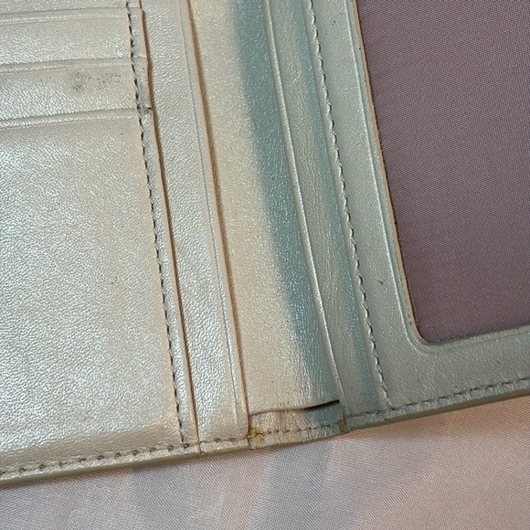 Coach White Wallet with Silver Rose - Picture 8 of 8